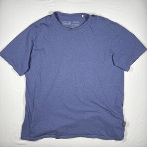 Patagonia Men's Blue Short Sleeve Tee, 100% Organic Cotton, EUC, Men’s Large